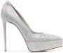 Le Silla Uma pumps verfraaid met kristallen Zilver - Thumbnail 1