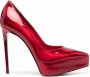 Le Silla Uma pumps met plateauzool Rood - Thumbnail 1