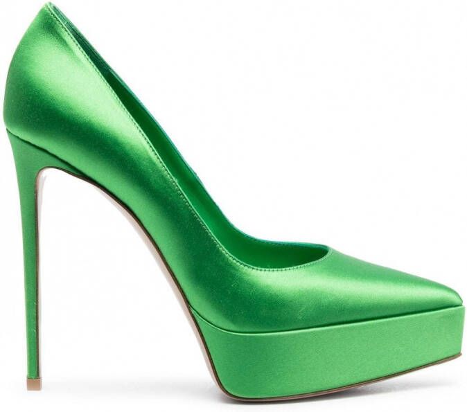 Le Silla Uma pumps met plateauzool Groen