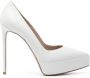 Le Silla Uma 140 mm leren pumps Wit - Thumbnail 1