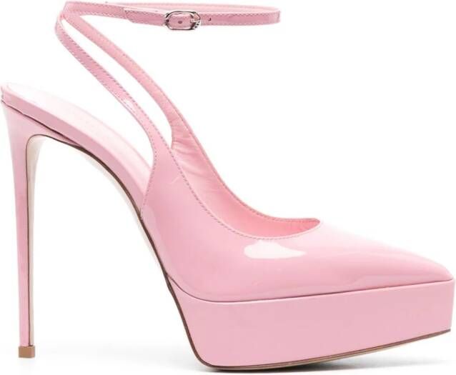 Le Silla Uma 140mm slingback pumps Roze