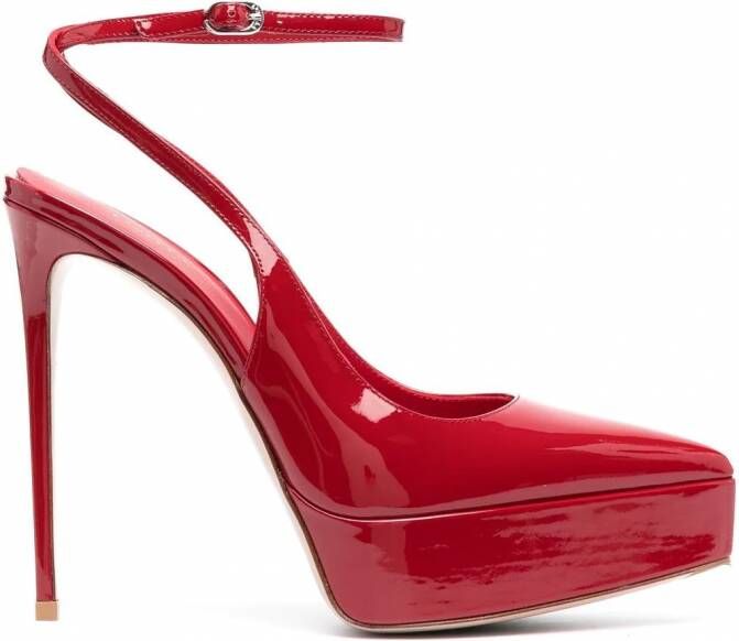 Le Silla UMA lakleren pumps Rood