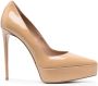 Le Silla Uma leren pumps Beige - Thumbnail 1