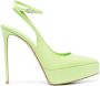 Le Silla Uma slingback pumps Groen - Thumbnail 1