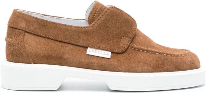 Le Silla Yacht suède loafers Bruin