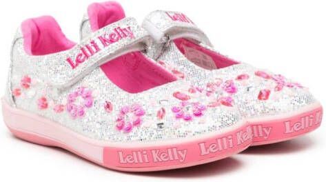 Lelli Kelly Ballerina's verfraaid met strik Metallic