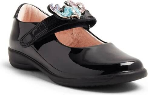 Lelli Kelly Mary Jane schoenen met geborduurd logo Zwart