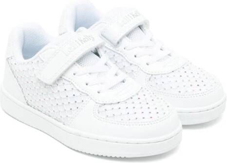 Lelli Kelly Sneakers verfraaid met stras en vlakken Wit