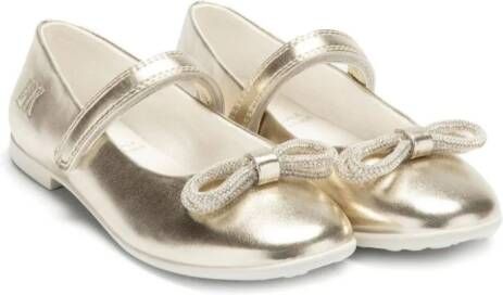 Lelli Kelly Serena bow-detail ballerina shoes Goud