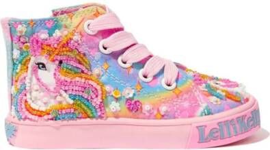Lelli Kelly Unicorn high-top sneakers Roze