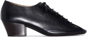 Lemaire Derby schoenen met vierkante neus Zwart