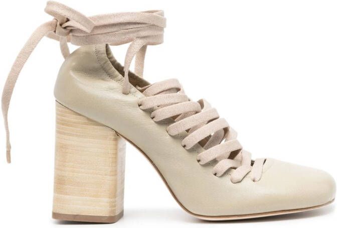 LEMAIRE Leren pumps Beige