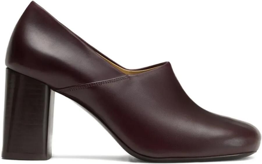 LEMAIRE Anatomic pumps met blokhak Bruin