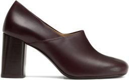 LEMAIRE Anatomic pumps met blokhak Bruin