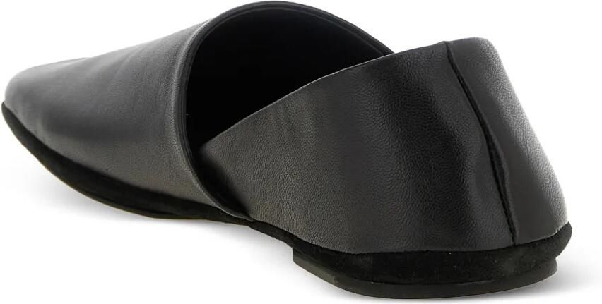 LEMAIRE Asymmetrische leren loafers Zwart - Foto 2