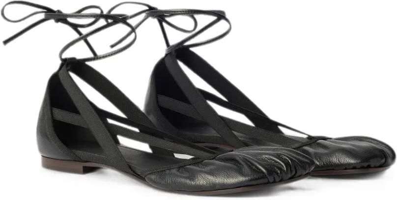 LEMAIRE Ballerina's van geitenleer Zwart - Foto 5