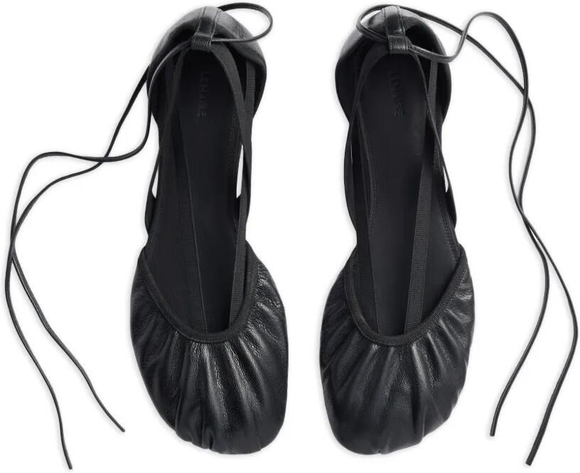 LEMAIRE Ballerina's van geitenleer Zwart - Foto 3