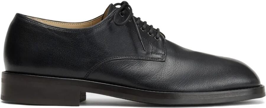 LEMAIRE Derby veterschoenen met verlengde neus Zwart