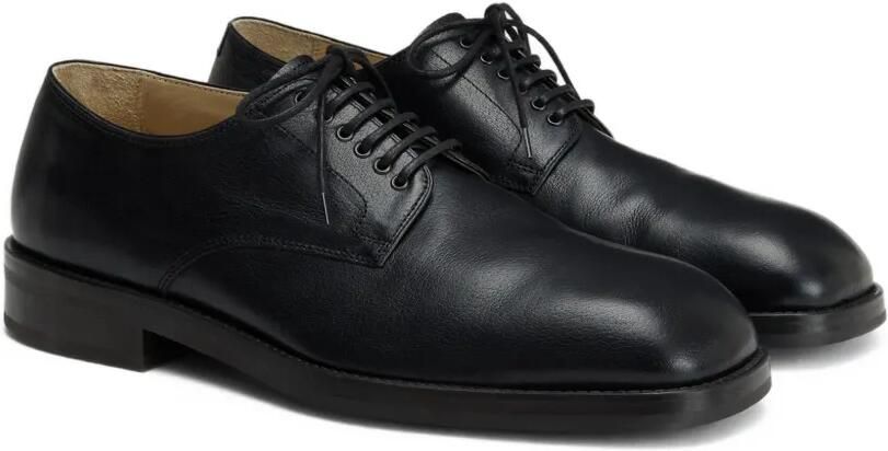 LEMAIRE Derby veterschoenen met verlengde neus Zwart - Foto 4