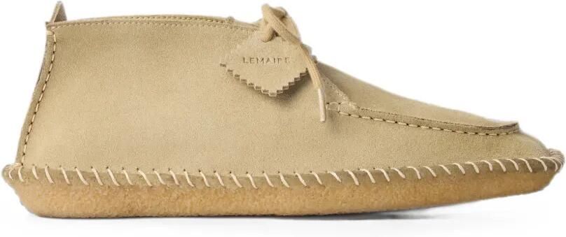 LEMAIRE Desert mocassins van suède leer Beige