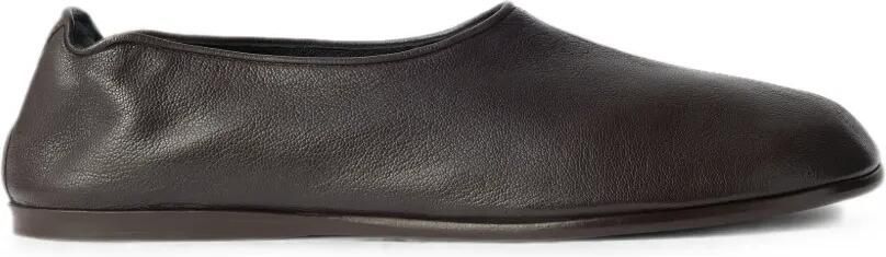 LEMAIRE Geitenleren loafers Bruin