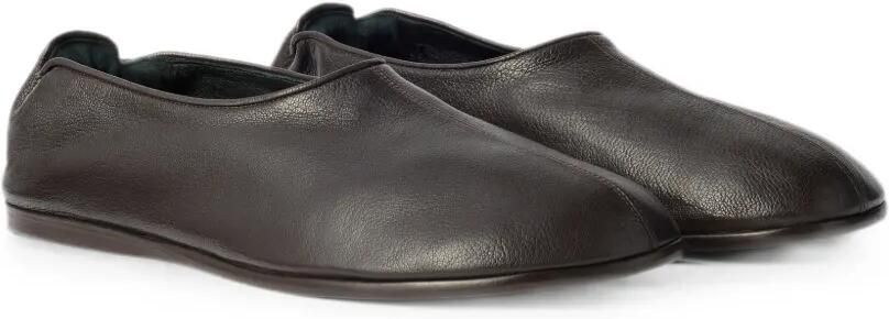 LEMAIRE Geitenleren loafers Bruin - Foto 4