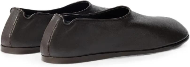 LEMAIRE Geitenleren loafers Bruin - Foto 5