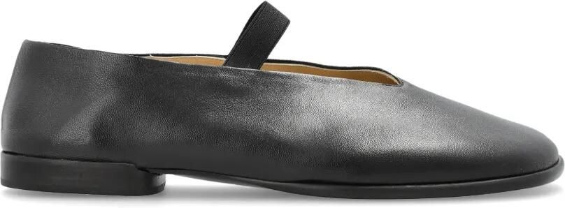 LEMAIRE Glove ballerina's van leer Bruin