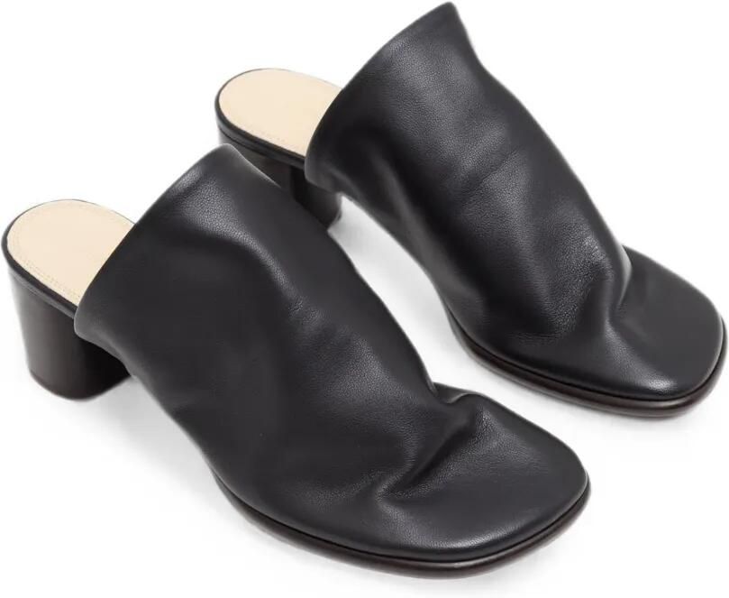 LEMAIRE Glove leren muiltjes Zwart