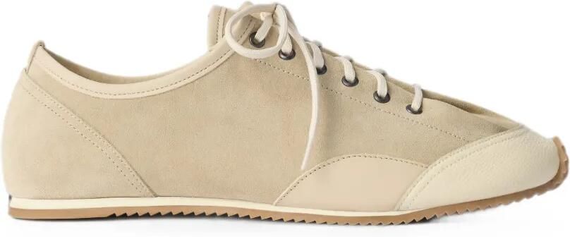 LEMAIRE Gummy Grips leren sneakers Beige