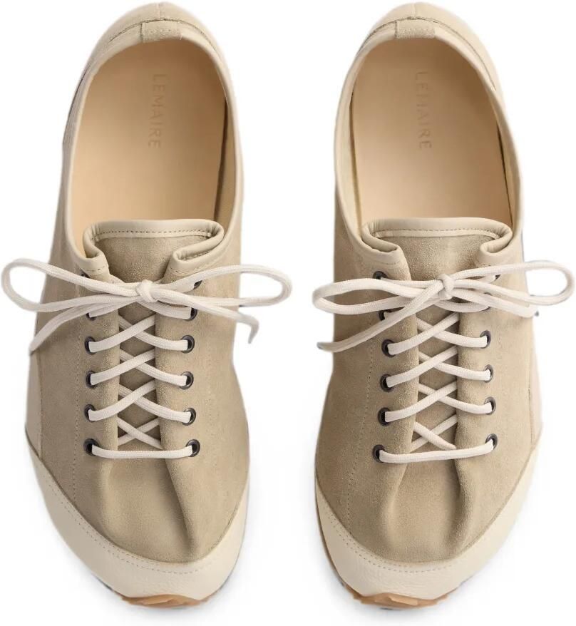 LEMAIRE Gummy Grips leren sneakers Beige - Foto 2