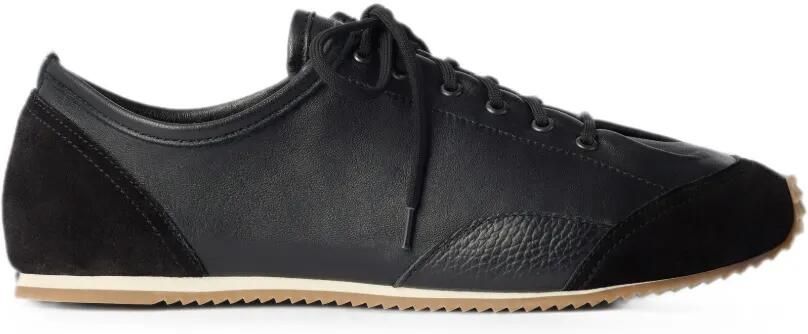 LEMAIRE Gummy Grips sneakers van gemengd leer Zwart