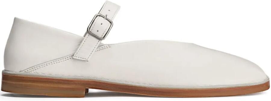 LEMAIRE Leren ballerina's Wit