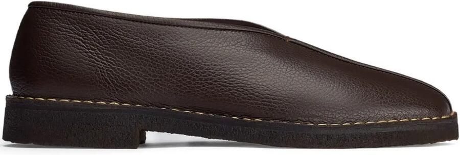LEMAIRE Loafers met vierkante neus Bruin
