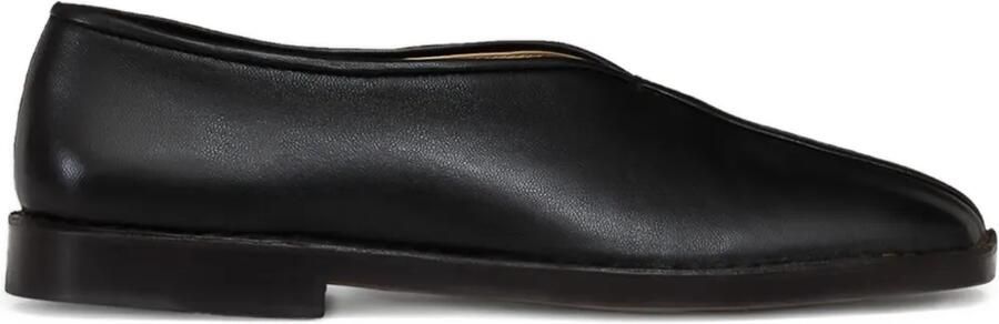 LEMAIRE Loafers met vierkante neus Zwart