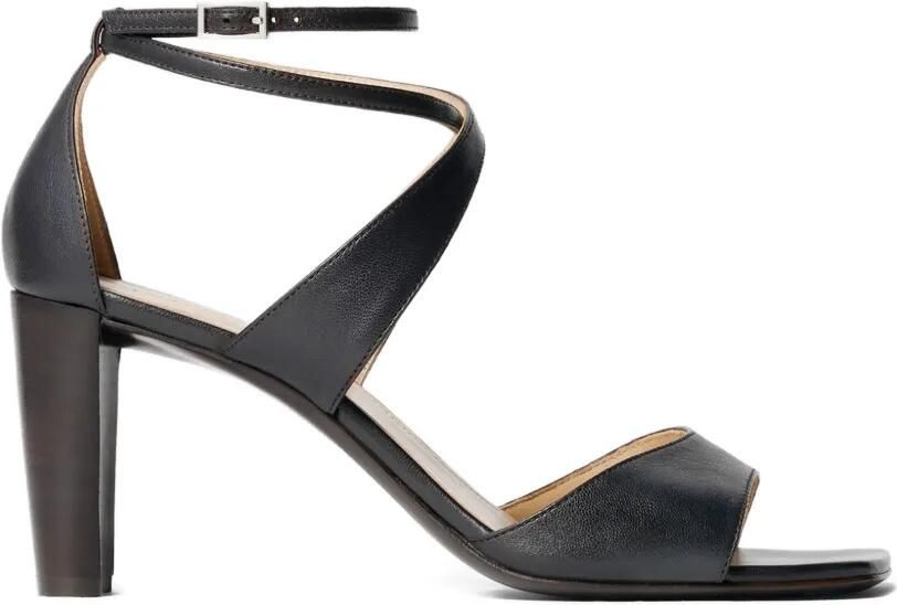 LEMAIRE Sandalen met gekruist enkelbandje Zwart