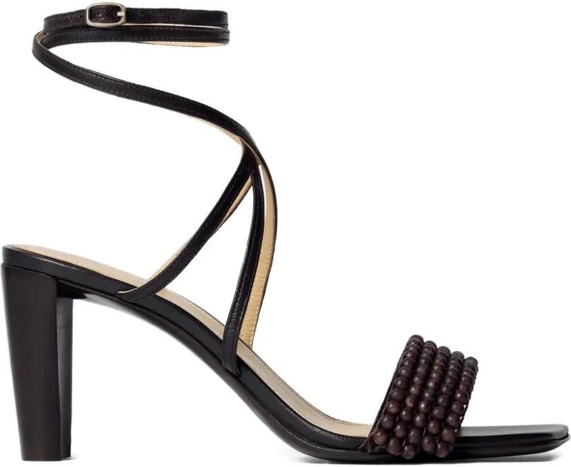 LEMAIRE Sandalen met kralen Bruin