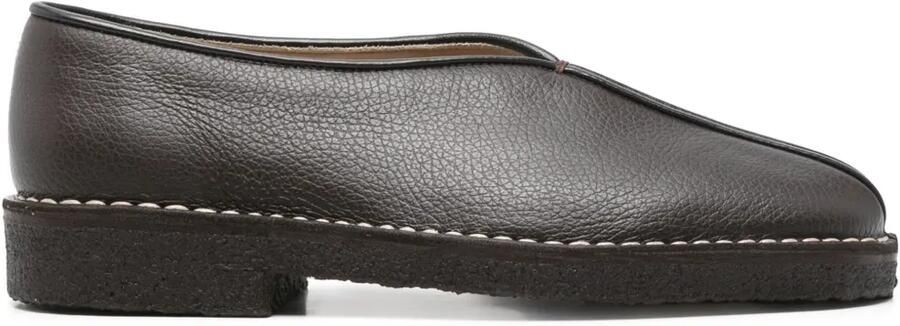 LEMAIRE Slippers met afwerking Bruin