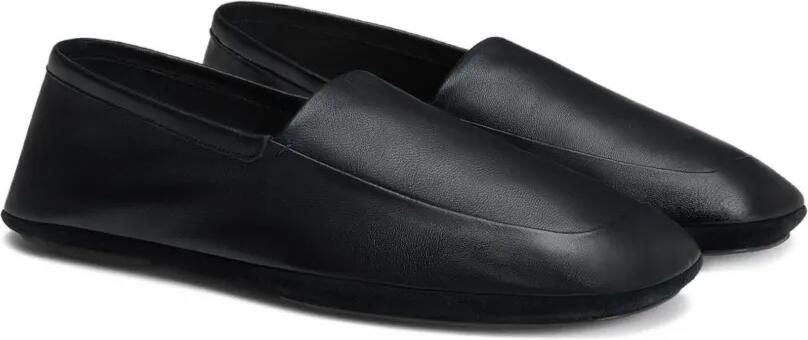 LEMAIRE Slippers met vierkante neus Zwart - Foto 4