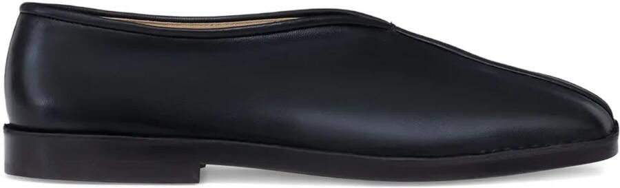 LEMAIRE Slippers met vierkante neus Zwart