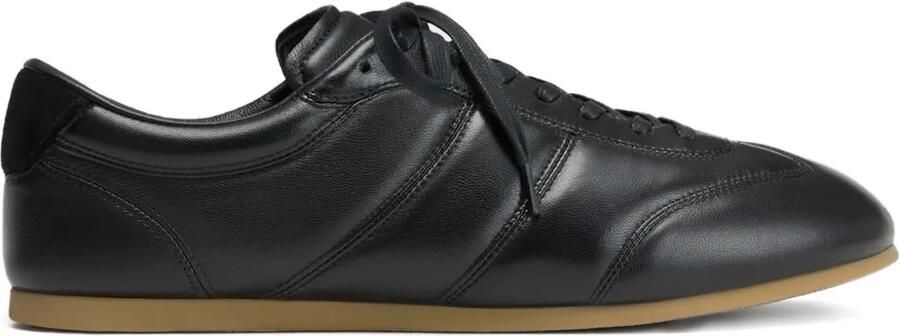 LEMAIRE Soft Runner leren sneakers Zwart