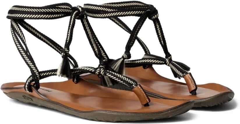 LEMAIRE Vibram leren sandalen Bruin