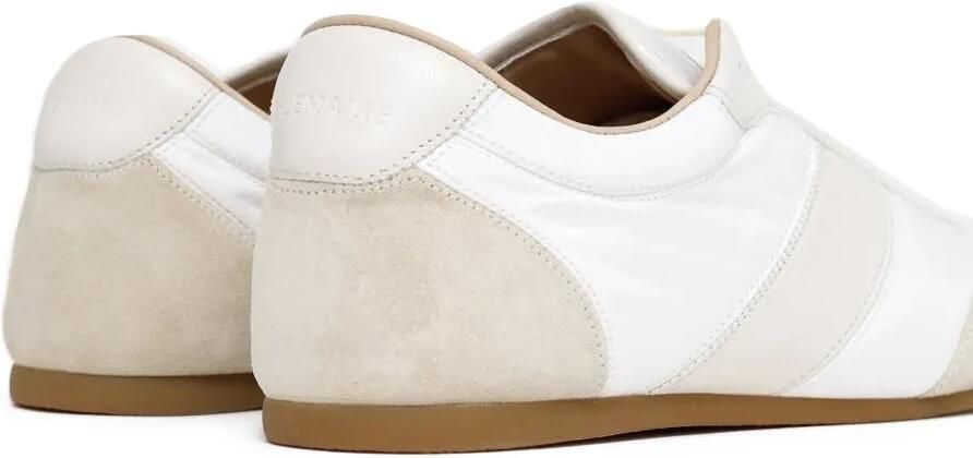 LEMAIRE Zachte sneakers van suède leer Wit
