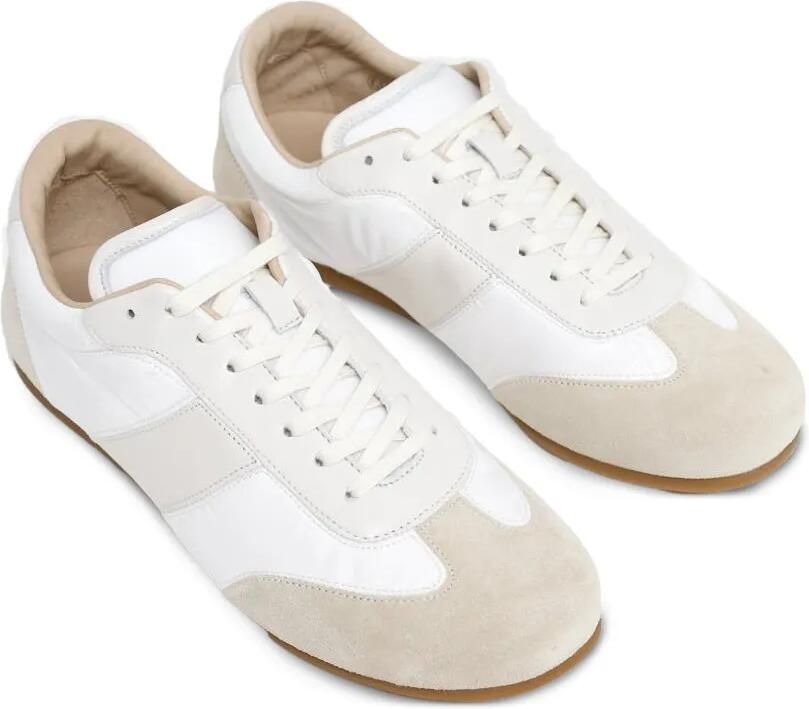 LEMAIRE Zachte sneakers van suède leer Wit - Foto 2