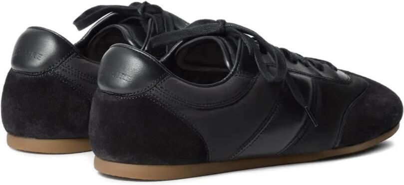 LEMAIRE Zachte suède leren sneakers Zwart