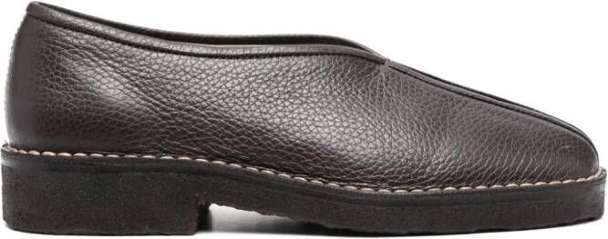 LEMAIRE Leren loafers Bruin