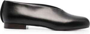 Lemaire Leren slippers Zwart
