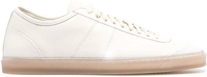 LEMAIRE Linoleum leren sneakers Beige