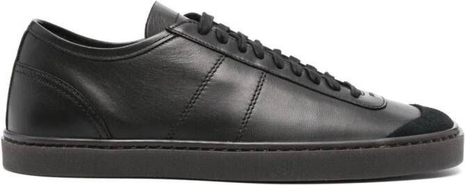 LEMAIRE Linoleum leren sneakers Zwart