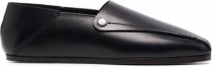 Lemaire Loafers met vierkante neus Zwart